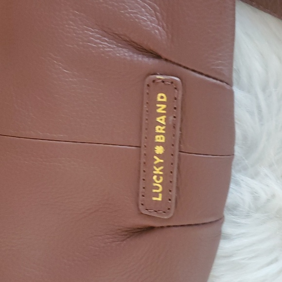 Lucky Brand brown leather crossbody bag - Picture 6 of 9